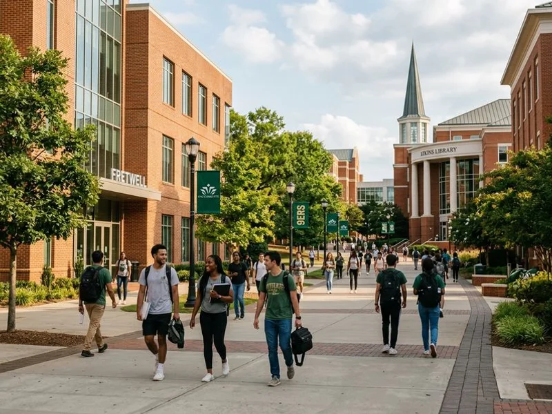 Editorial lifestyle photograph of University City / UNCC