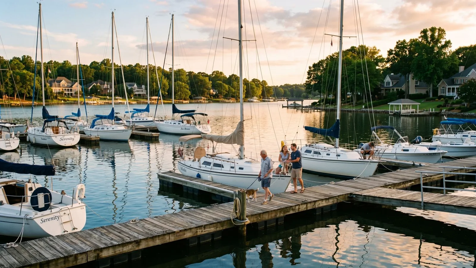 Editorial lifestyle photograph of Huntersville & Lake Norman Gateway