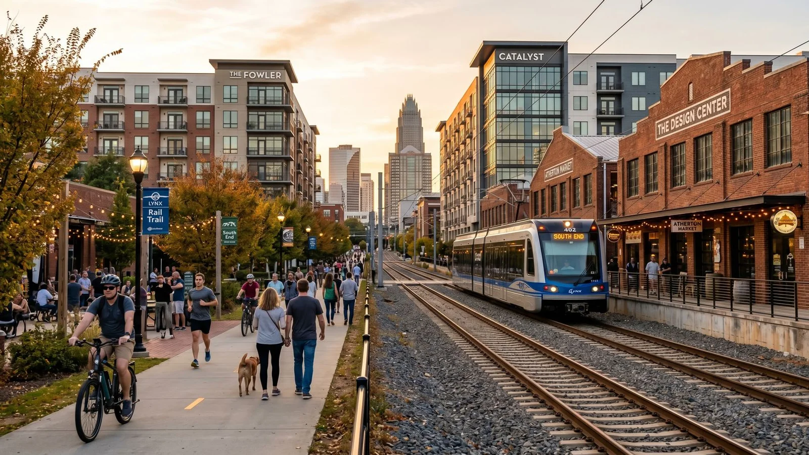 Editorial lifestyle photograph of South End