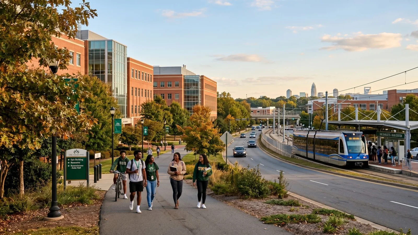 Editorial lifestyle photograph of University City / UNCC
